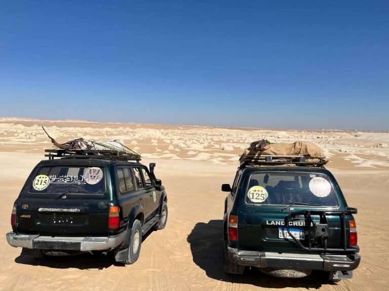 How Far the White Desert from Cairo?